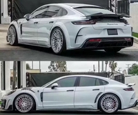 Runde Support Personnalisation Kits de carrosserie pour Porsche Panamera 971 Mise à niveau MSY Modèle Auto Pièces Hlaf Carbon Fiber Surround High Fit