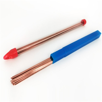 Alliage de brasage cuivre-phosphore argenté 2% argent, soudure AWS BCuP-6 pour climatisation, barre ronde pour la soudure de pièces en cuivre