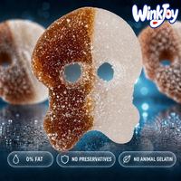 Groothandel Zure Snoepmix Zweedse Gummy Schedelvormige Kauwgom Vegan Halal Gecertificeerd US EU Conform Zoete Bulk Leverantie