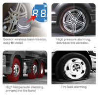 Système de diagnostic universel de capteurs de pression des pneus numériques TPMS 315/433Mhz DC 12V Garantie 12 mois Autres marques 4 Capteurs efficaces