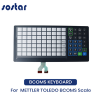 Teclado de Repuesto Nuevo en Versión en Inglés para Básculas de Etiquetas Mettler Toledo Bcoms, Piezas de Alta Calidad para Básculas