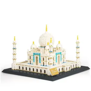 Bộ 1505 Khối Xây Dựng Mô Hình Kiến Trúc Taj Mahal, Đồ Chơi Xây Dựng Giáo Dục Mang Tính Bước Ngoặt Cổ Điển Cho Trẻ Em