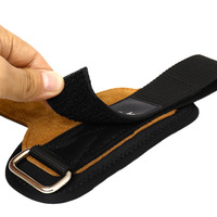 Sangles de poignet en cuir de vachette personnalisées pour le sport et le fitness, sangles de traction professionnelles, sangles de presse à banc, protège-mains universels pour la musculation