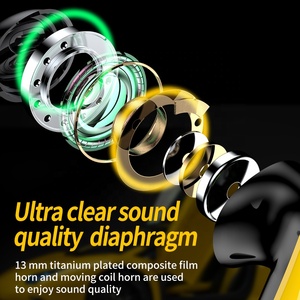 OEM-auriculares inalámbricos con tijera para videojuegos, cascos intrauditivos con luz LED RGB, <span class=keywords><strong>Bluetooth</strong></span>, IPX5, ANC, 2022 - Product Image 2