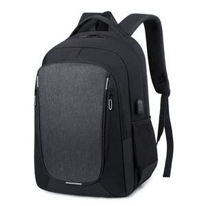 Unisex Minimalist Laptop Backpack Softback Nylon Diamond Lattice Pattern Breathable Zipper Closure USB 20-39L Capacity - Product Image 3