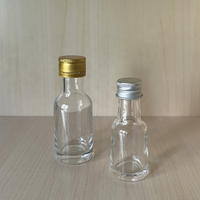 Mini bouteilles de liqueur de 15 ml et 30 ml pour shots de tequila, vodka, bourbon, whisky, rhum, gin avec bouchon en aluminium