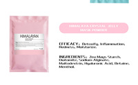 Masques de beauté pour le visage, soins de la peau, masque en poudre pour spa, masque en poudre blanchissant à la rose, masque facial peel-off
