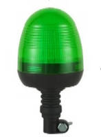 Feu de signalisation LED flexible 12-24V DC E-Mark à poteau DIN, avec puce 5730 haute luminosité, ambre, rotatif, pour tracteur