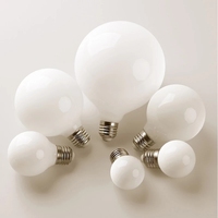 Ampoule blanche laiteuse E27 E26 couvercle en verre laiteux Globe LED Edison ampoule 220V 4W 6W 8W