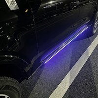 Marchepied électrique automatique avec éclairage LED néon double pour Chevrolet Silverado Crew Cab 2015-2018