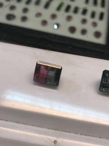 Bi-Color Natural <b>Tourmaline</b> Loose Gemstones Handmade Bulk Product Customized Shape And size - Product Image 4