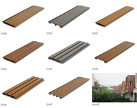 Revêtement extérieur en coextrusion Revêtement extérieur en bois composite Panneaux muraux extérieurs en bois composite