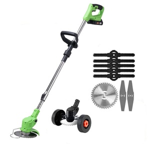 Cortacésped manual inalámbrico de grado industrial de 21 V con batería, cuchilla desbrozadora y recortadora de césped para eliminar malezas - Product Image 2