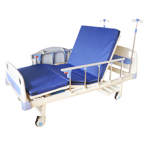 Manual Hospital <b>Bed</b> <b>Full</b> <b>Set</b> Stainless Steel For Hospitals And Nursing Homes - Product Image 2