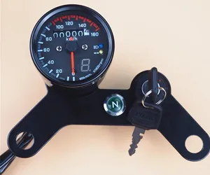 Pijakan kaki motor Pmma retro pas, set meteran sepeda motor CG125 JH70, rakitan odometer gigi universal