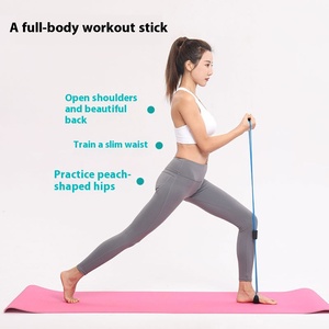 Bande de résistance en latex en forme de 8 pour femmes, entraîneur de poitrine, ouvre-<span class=keywords><strong>épaule</strong></span>s, étirements du cou et du dos, bandes d'<span class=keywords><strong>exercice</strong></span> - Product Image 4