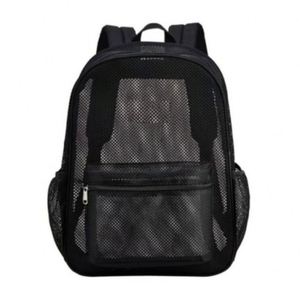 High Load-Bearing Women's Double Shoulder Business Travel <b>Backpack</b> Mesh Bag with Polyester Lining for Beach Outdoor Sports - Product Image 1