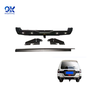 Kit trasero de acero nuevo, instalación atornillada de gancho de remolque, pintura negra para <span class=keywords><strong>Mitsubishi</strong></span> Pajero <span class=keywords><strong>Montero</strong></span> <span class=keywords><strong>V80</strong></span> V90 V93 V97 - Product Image 1