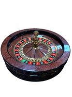 80cm Deluxe Casino silindir ev katı ahşap rulet tekerlekleri topları ile