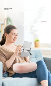 New Arrival <strong>Tablet</strong> Stand <strong>Pillow</strong> 360 Degree Adjustable Holder for Bed for Phone and ipad with Soft Plush Fabric - Product Image 6
