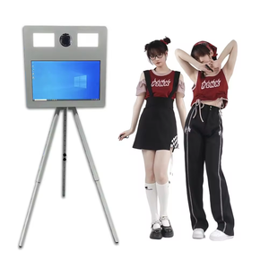 Oem Interactive Mirror Photo Booth Kiosk Magic Mirror Photo Booth Full Set Up Retro Photo Booth Dual Monitor Led Touch Screen - Product Image 1