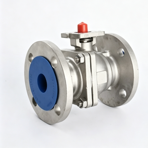 Vannes à boisseau sphérique manuelles à bride en acier inoxydable DIN 3202 F4 Standard DN40 ISO5211 pour montage sur plan et remplacement de tuyauterie en usine - Product Image 2