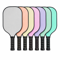 Raquette de pickleball pour adolescents, face en fibre de verre, noyau en nid d'abeille léger, approuvée USAPA, raquette sans bordure, poignée confortable, 16 mm