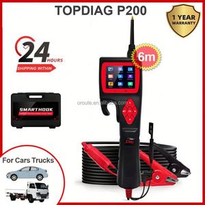 เครื่องทดสอบแบตเตอรี่รถยนต์ TOPDIAG P200 12/24V ความแม่นยำสูง กำลังไฟสูง เครื่องมือวินิจฉัยระบบไฟฟ้าสำหรับรถยนต์ทุกประเภท - Product Image 2