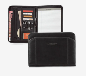 Portafolio Ejecutivo Personalizado con Cierre, de Cuero PU, Organizador de 30 Páginas, Regalo Promocional Corporativo - Product Image 1