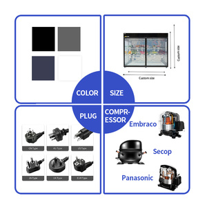 Commercial Stainless Steel Frost Free Adjustable Shelves Floral Storage Cooler Refrigerator Cabinet for Flower Shops - Product Image 4