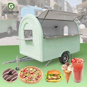Carrello di gelato fritto griglia di Pasta all'ingrosso Fast Food Vend Van prezzo rimorchio costruttore di camion completamente attrezzata cucina - Product Image 1