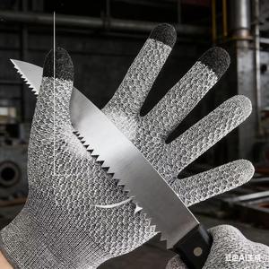 Gants anti-coupure pour écran tactile, motif ananas, manipulation du verre, EN388/ANSI Niveau 5, antidérapants, résistants à l'usure, fibre HPPE - Product Image 4