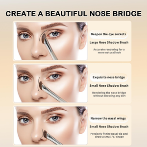Pincel de Cejas de Lujo, Delineador de Ojos de Marca Privada con Bolsa, Pincel Profesional para Tinte de Cejas, Pincel Angular para Cejas - Product Image 4