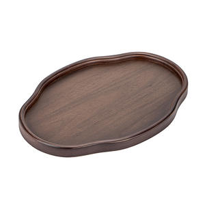 Bandeja de té seco de estilo japonés de madera, bandeja pequeña para el hogar, mesa de té multifuncional para una sola persona. - Product Image 1