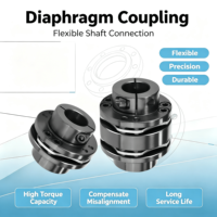 Accouplement élastique à diaphragme en acier non standard, connexion par boulons, personnalisable OEM, durable et longue durée de vie, garantie 1 an