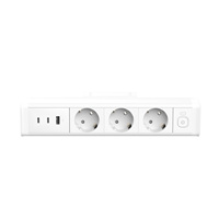Prise de courant suspendue 65W USB, norme australienne, pour bureau, sous le bureau, amovible, à fixer sous le bureau