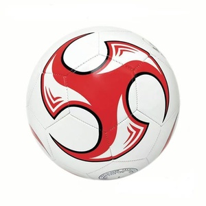 Machinegestikte gelijmde voetbal maat 5 <span class=keywords><strong>PVC</strong></span>, duurzame wedstrijdbal voor jeugdtraining - Product Image 2