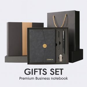 Set de Regalo Corporativo: Cuaderno A5 con Bolígrafo y Botella de Vacío de Acero Inoxidable, Logotipo Personalizado, Caja de Bienvenida Empresarial - Product Image 6