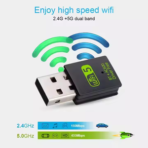 <span class=keywords><strong>USB</strong></span> 3,0 600Mbps Adaptador <span class=keywords><strong>WiFi</strong></span> inalámbrico 5,8 GHz y 2,4 GHz Dongle <span class=keywords><strong>WiFi</strong></span> gratuito para computadora portátil y PC Interfaz interna usada - Product Image 5