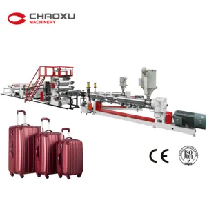 Double Screw Plastic Panel Production Line Extruder Machine Luggage Making Machine
