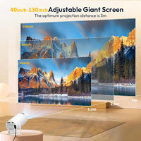 Venta caliente Android 12 HY300 Pro WIFI Proyector al aire libre LED Home Cinema Smart Tv proyectores 4K Full Hd Mini proyector de juegos portátil
