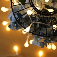 Outdoor Warmweiß Wasserdicht 5M 50LEDS Girlanden beleuchtung Mini Led Ball Light Camp Dekor Beleuchtung