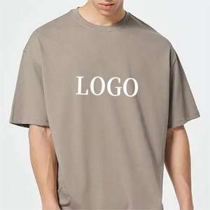 T-shirt Oversize en Coton 100% de Haute Qualité, Style Streetwear, Épaules Tombantes, T-shirt Blanc Uni Épais et Ample - Product Image 5