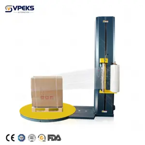 Vpeks Geavanceerde Automatische Pallet Stretch Wrap Machine Met Schaalintegratie