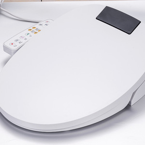Smart Toilet Seat Round Universal With Remote Control Instant Heating Automatic Cleaning Multi Functional Plastic Lid - Product Image 2