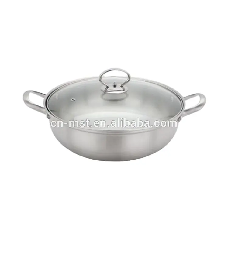 Mini olla de sopa de acero inoxidable, olla caliente antiadherente de inducción comercial, utensilios de cocina para el hogar y restaurante, stock
