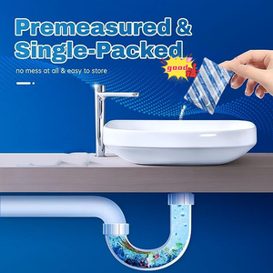 Dispositivo di rimozione degli intasamenti dello scarico dello scarico dei capelli smacchiatori per lavello e scarico del water detergenti e deodoranti per tubi - Product Image 4