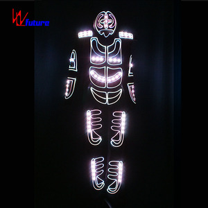 Futurs <span class=keywords><strong>Costumes</strong></span> à vendre Lanterne <span class=keywords><strong>Festival</strong></span> Led Light Wireless Led Wear Télécommande Transformateur Robot Costume Light Suits Sets - Product Image 4