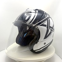 Nouveau casque de moto 3/4 ouvert en ABS avec double visière, déverrouillage rapide, toutes saisons, course, sécurité, homologué DOT, garantie à vie VZ pour