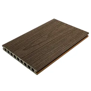 Vendita calda di legno di plastica composita Decking impermeabile all'aperto pavimento piastrelle per giardino per uso esterno